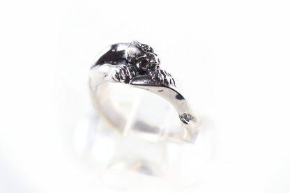 Small Jaguar Sterling Silver Ring