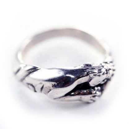 Jaguar Small Sterling Silver Ring