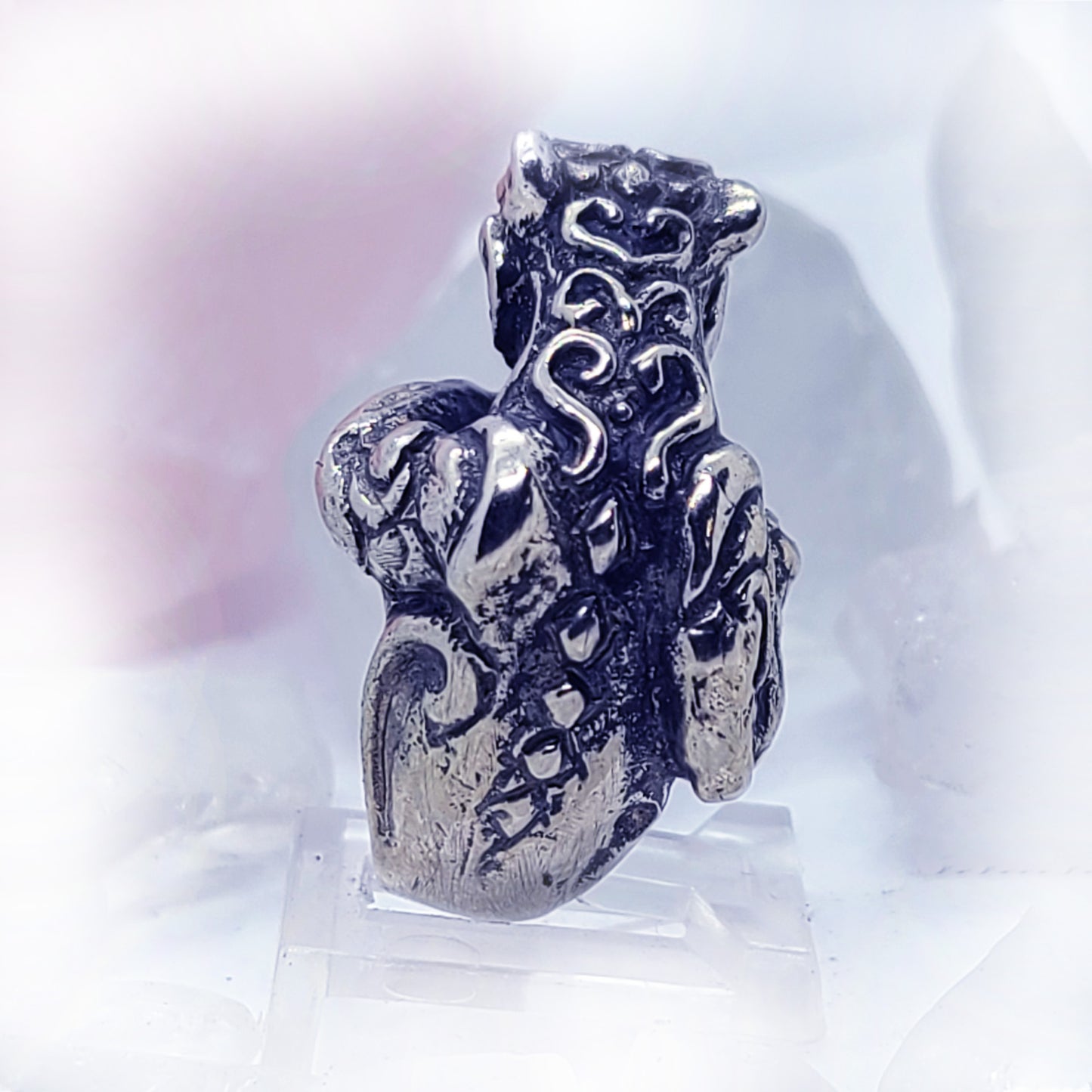 Tribal Jaguar Sterling Silver Ring