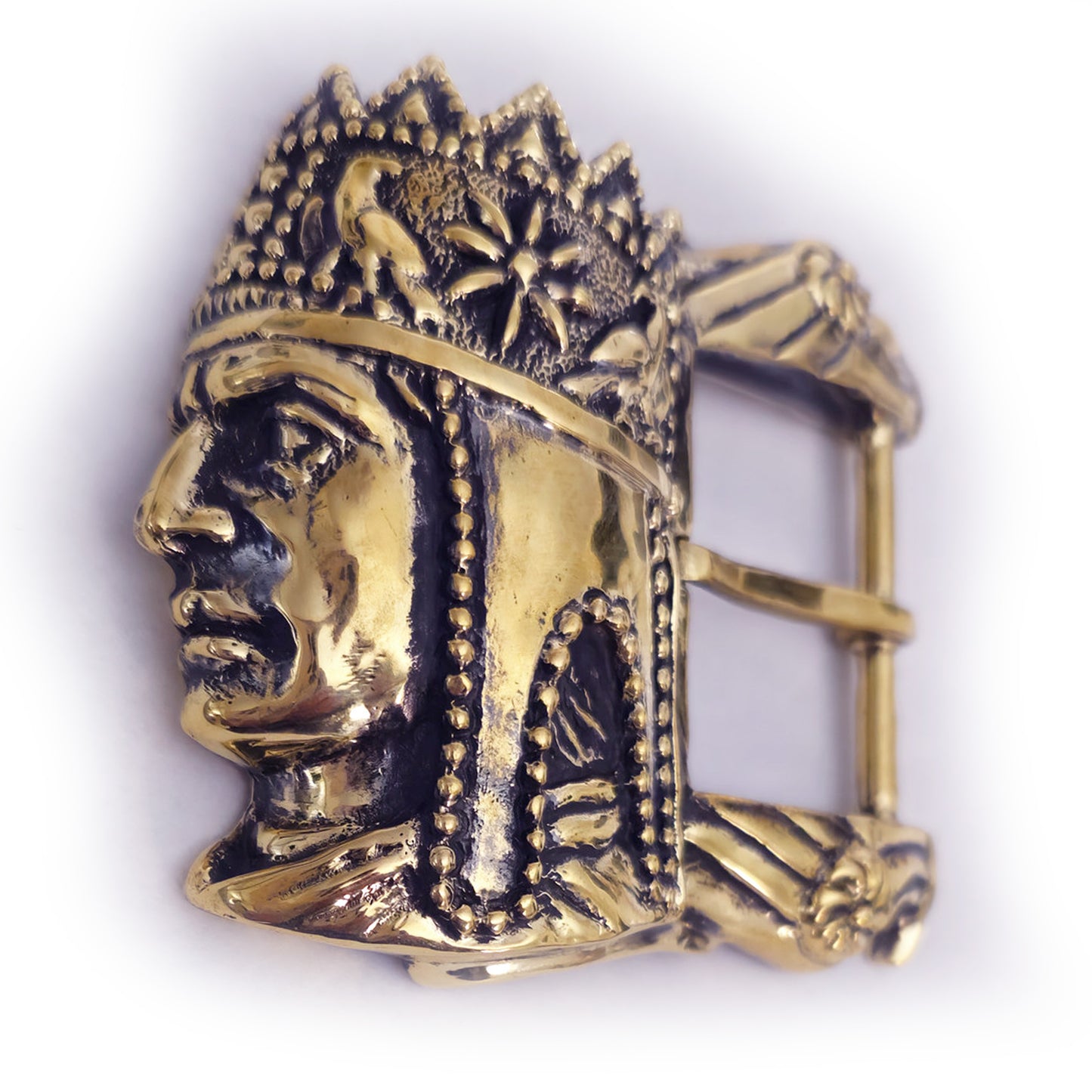 Kings of King Tigran the Great Armenian Artashesyan Dynasti Brass Belt Buckle