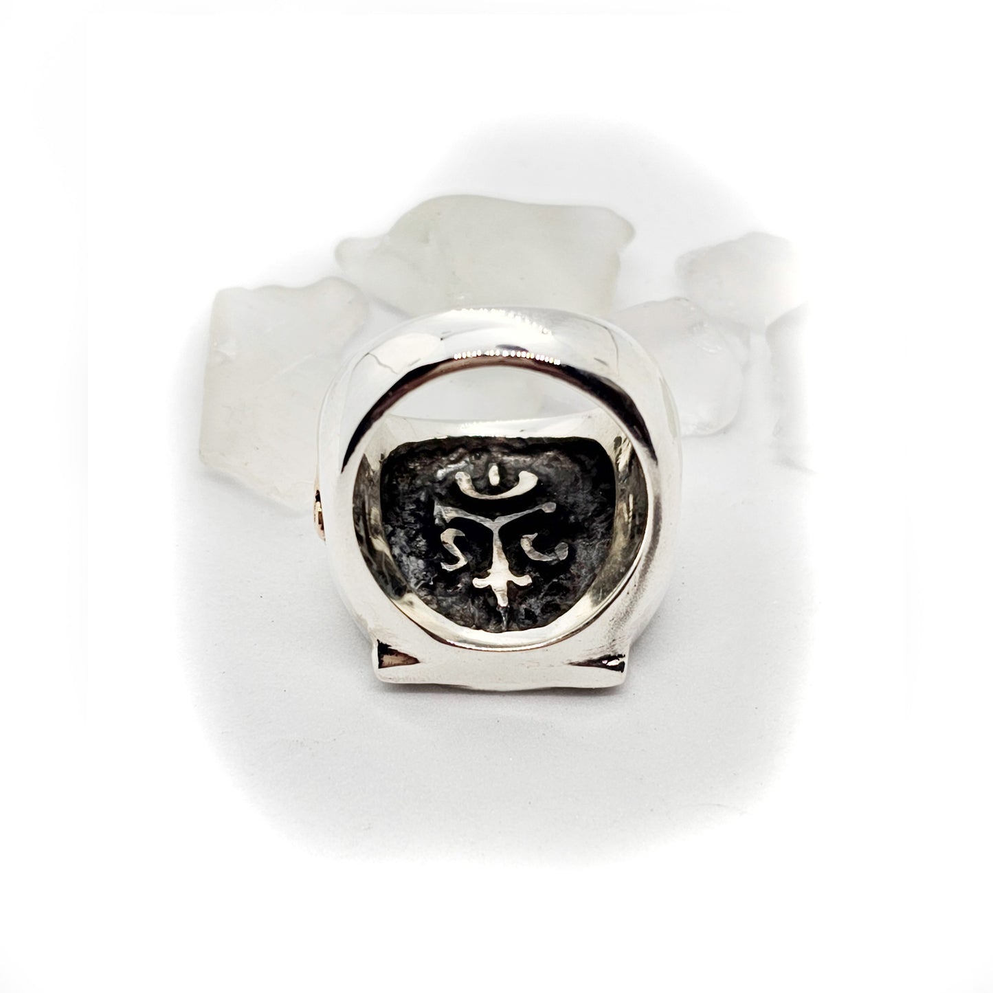 Leonardo Da Vinci Silver Bronze Ring