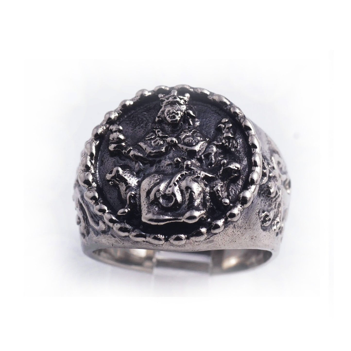 King Levon of Cilician Armenia Sterling Silver Ring V1