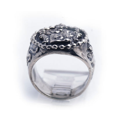 King Levon of Cilician Armenia Sterling Silver Ring V1