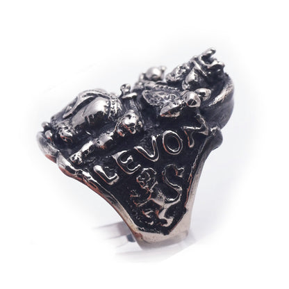 King Levon of Cilician Armenia Sterling Silver Ring V3
