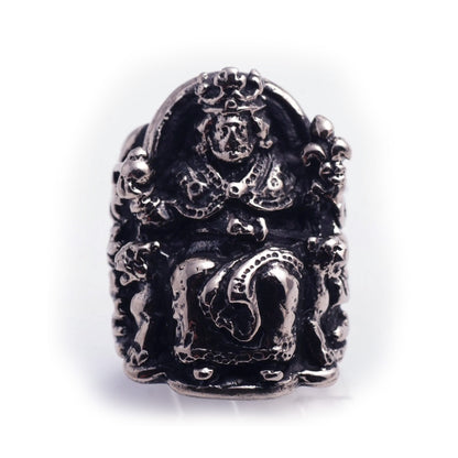 King Levon of Cilician Armenia Sterling Silver Ring V3