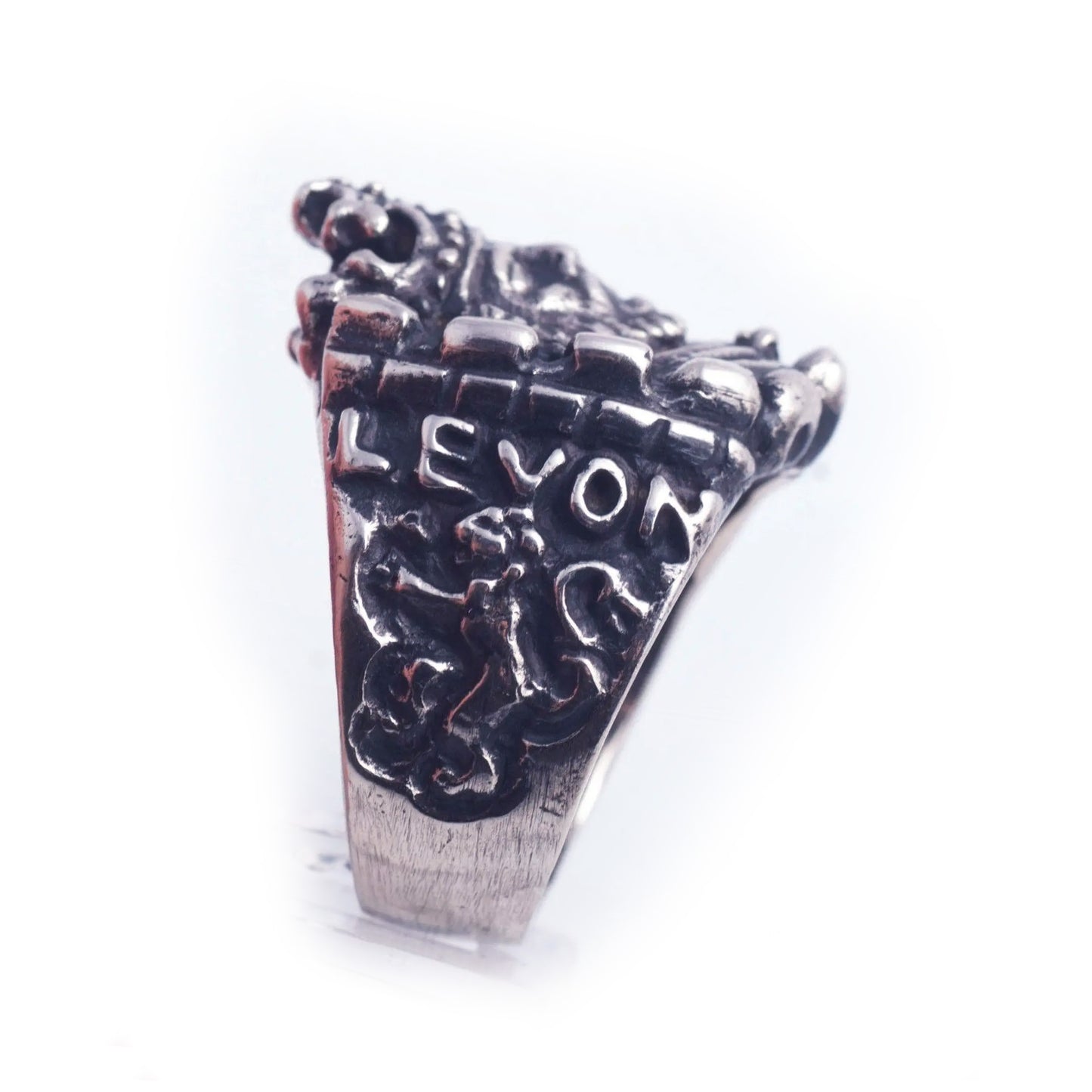 King Levon of Cilician Armenia Sterling Silver Ring V2