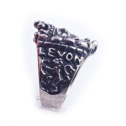 King Levon of Cilician Armenia Sterling Silver Ring V2