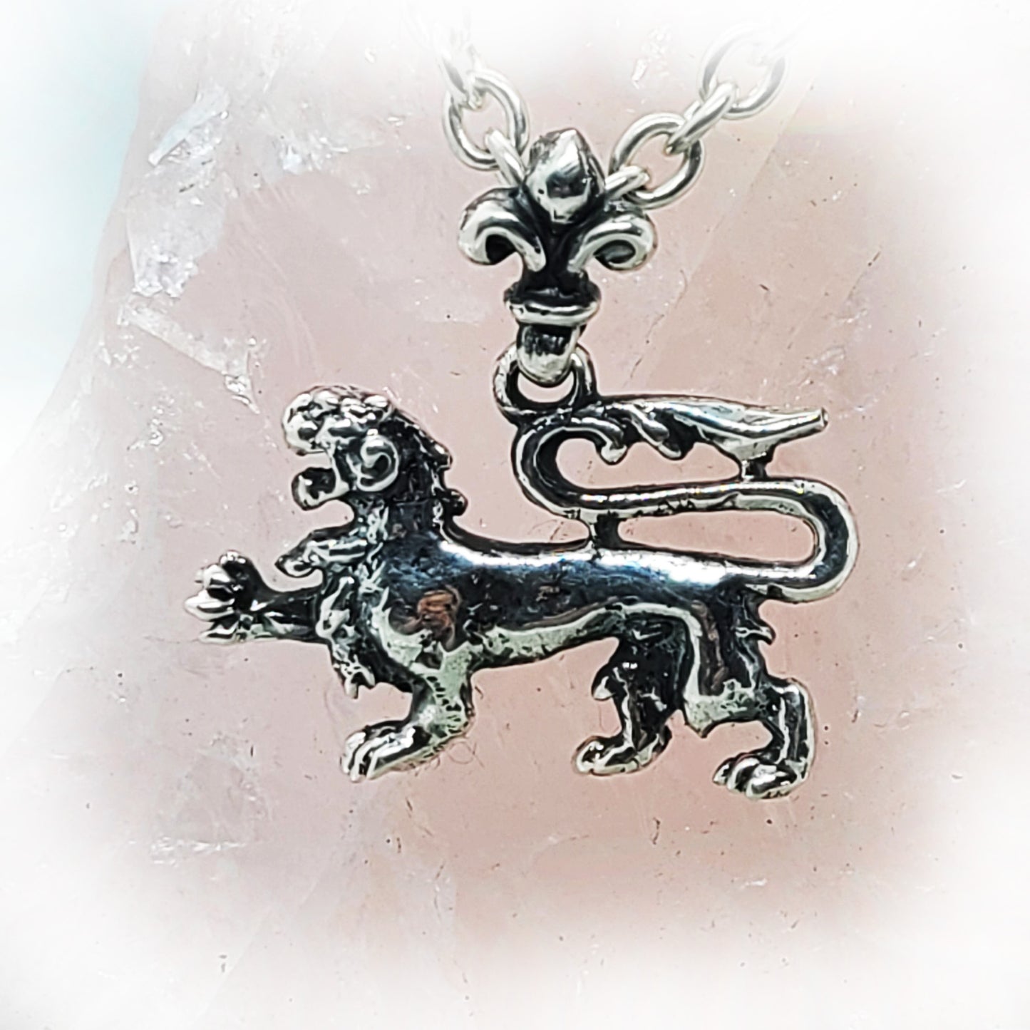 Lion Sterling Silver Pendant
