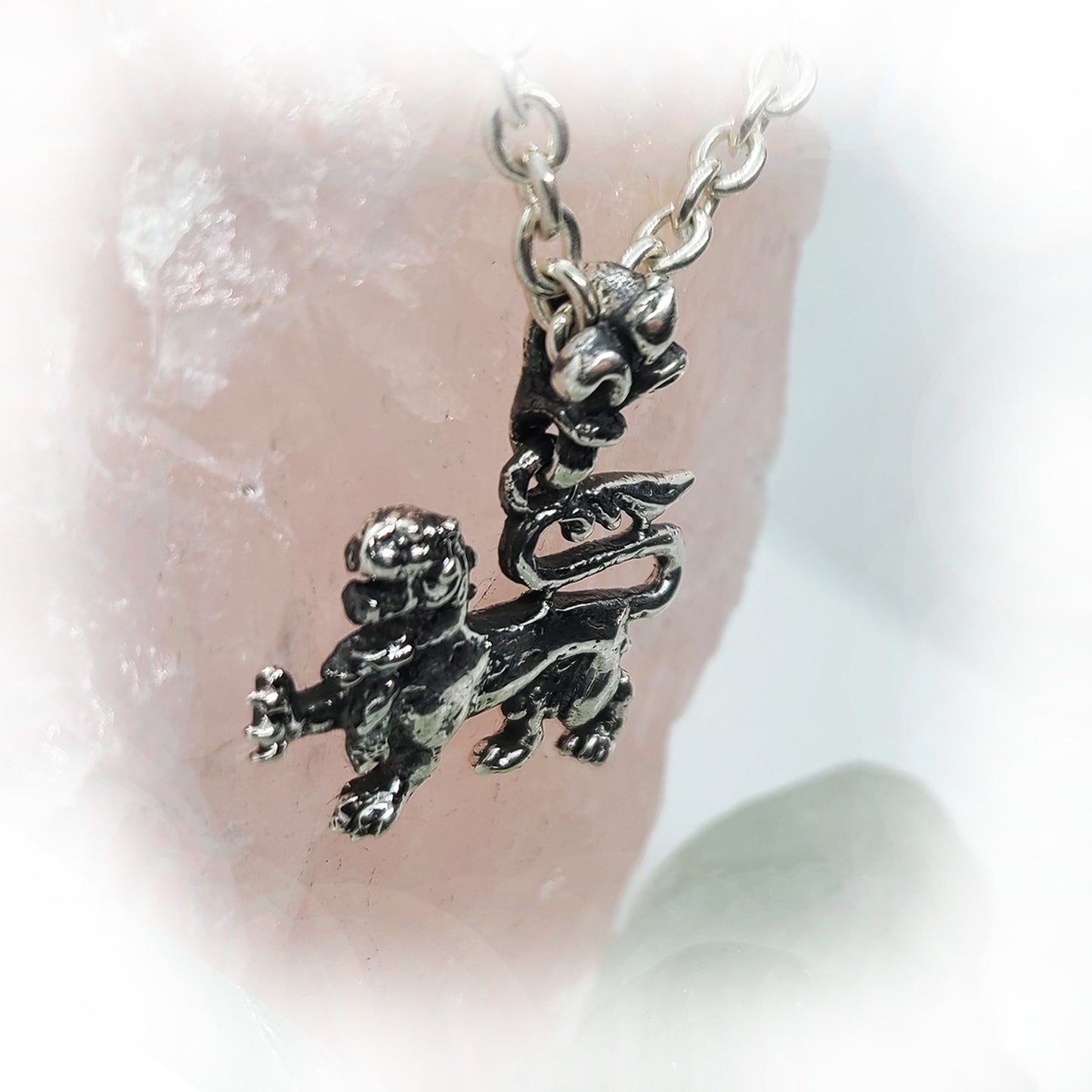 Lion Sterling Silver Pendant