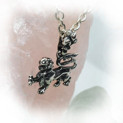 Lion Sterling Silver Pendant