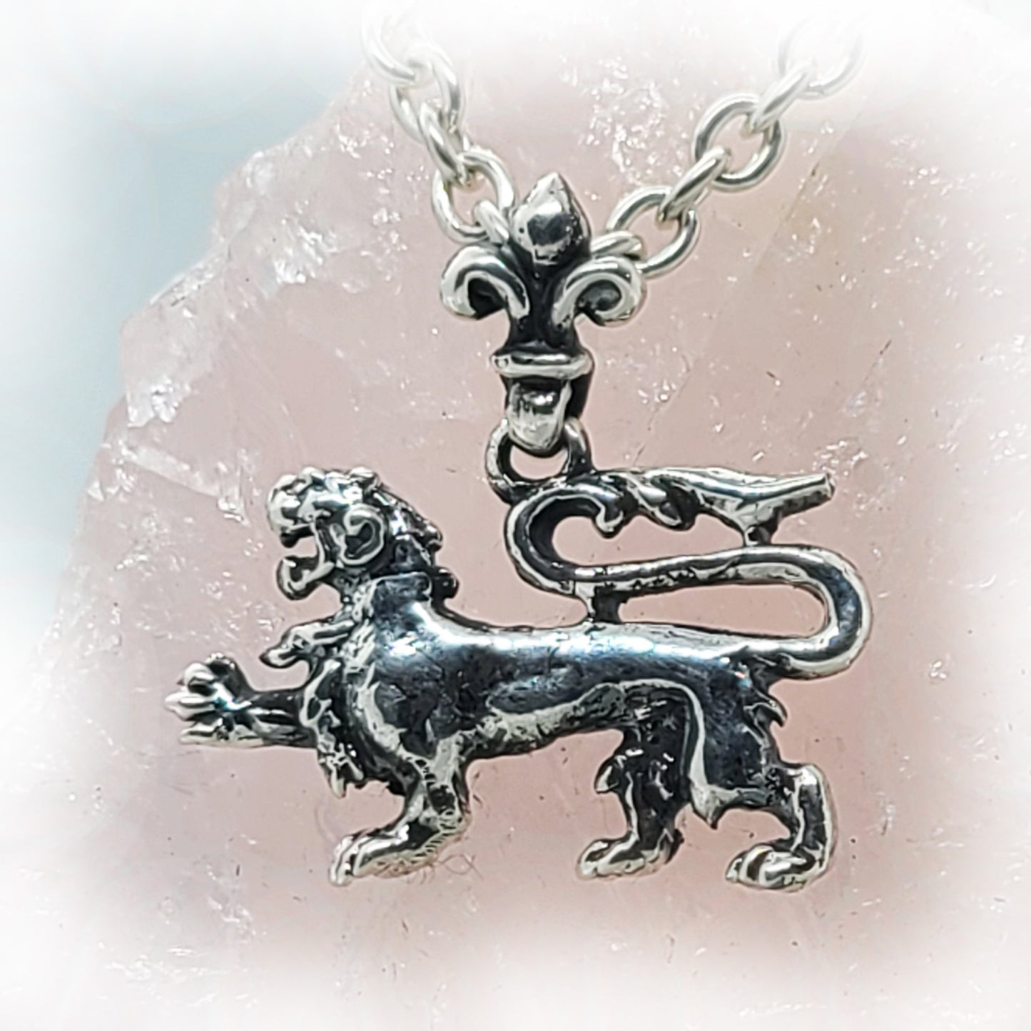 Lion Sterling Silver Pendant