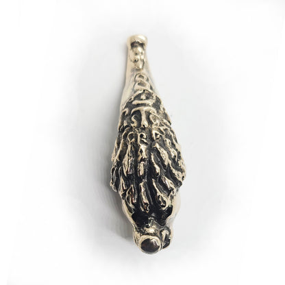 Lion Head Bronze Tobacco Smoking Pipe