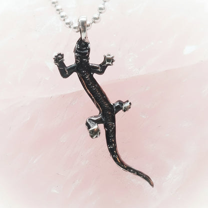 lizard Sterling Silver Pendant