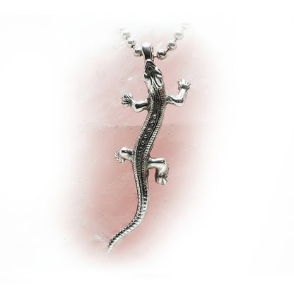 lizard Sterling Silver Pendant