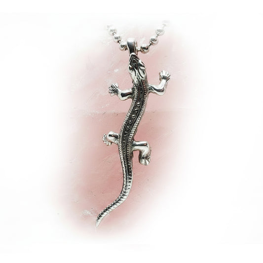 lizard Sterling Silver Pendant