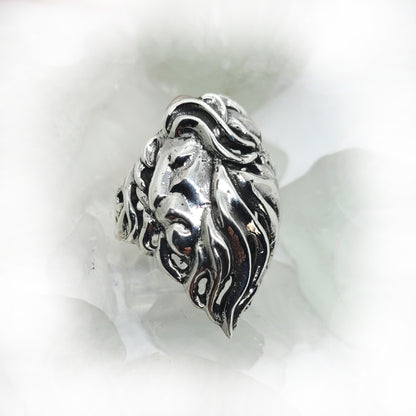 Lion Sterling Silver Ring