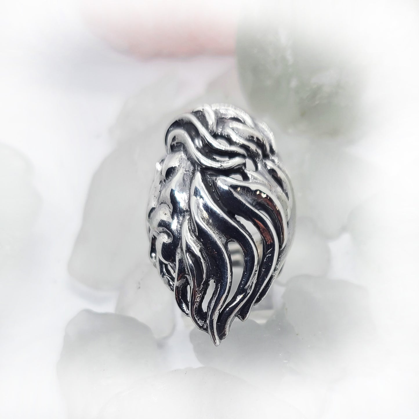 Lion Sterling Silver Ring