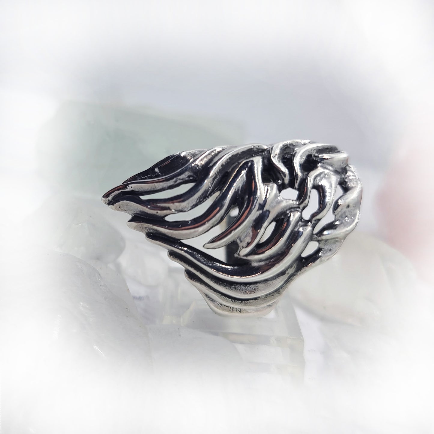 Lion Sterling Silver Ring