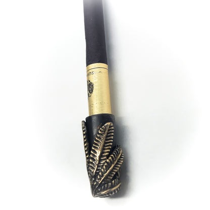 Canab Flower Sterling Silver Cigarette Pipe
