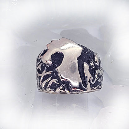 Heart of Mexico Sterling Silver Ring