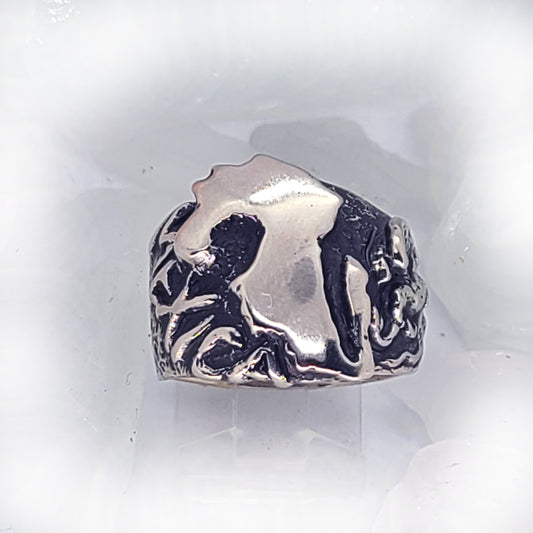 Heart of Mexico Sterling Silver Ring