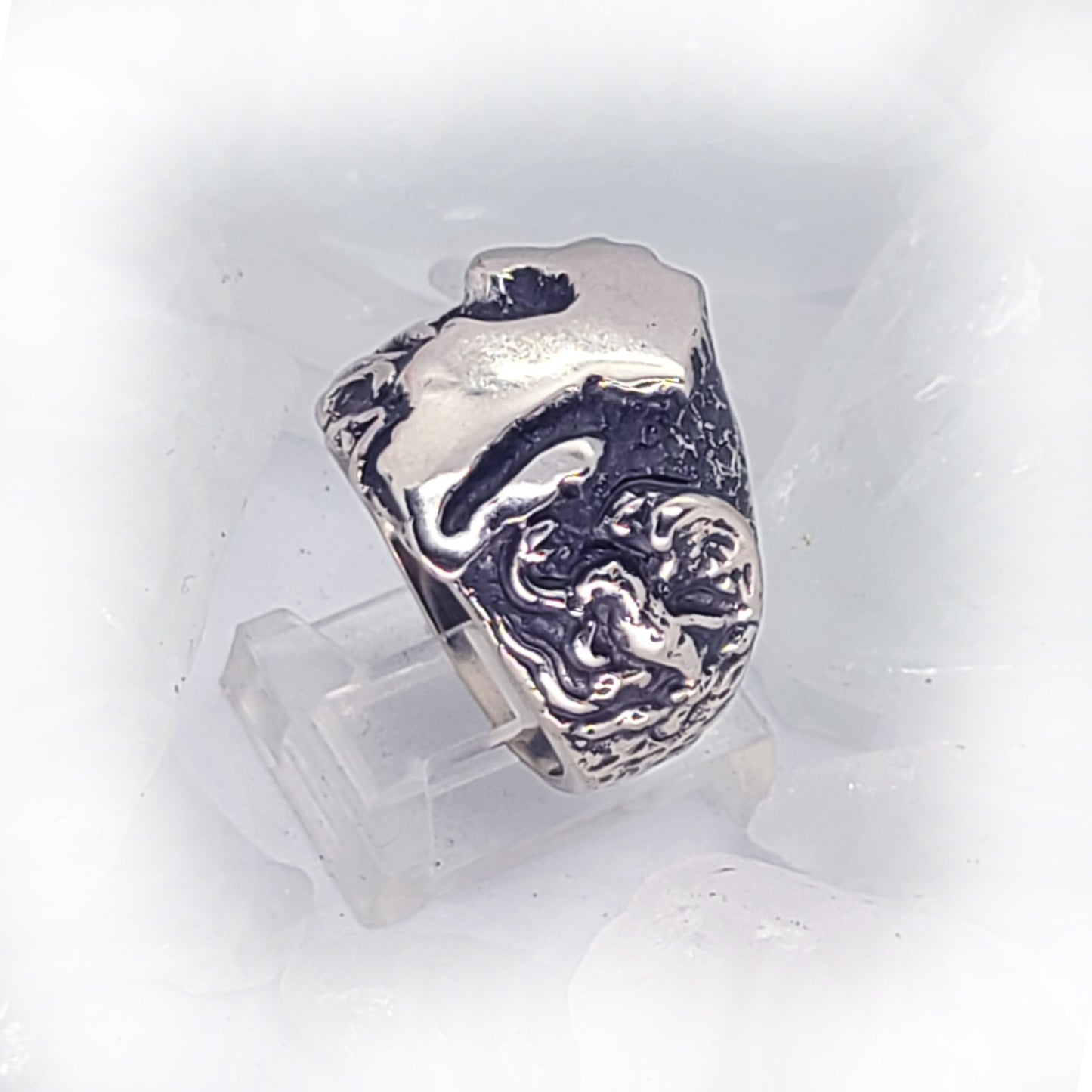 Heart of Mexico Sterling Silver Ring