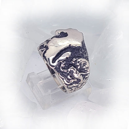 Heart of Mexico Sterling Silver Ring