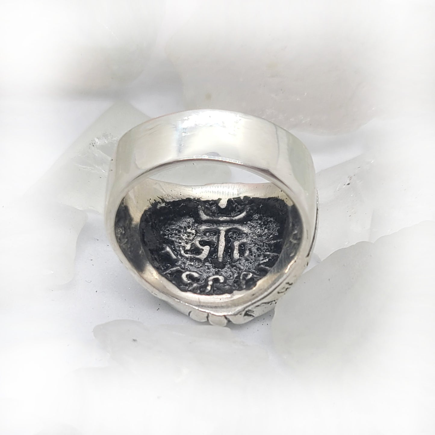 Mexico Golden Eagle Sterling Silver Ring