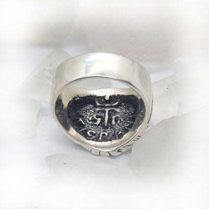 Mexico Golden Eagle Sterling Silver Ring