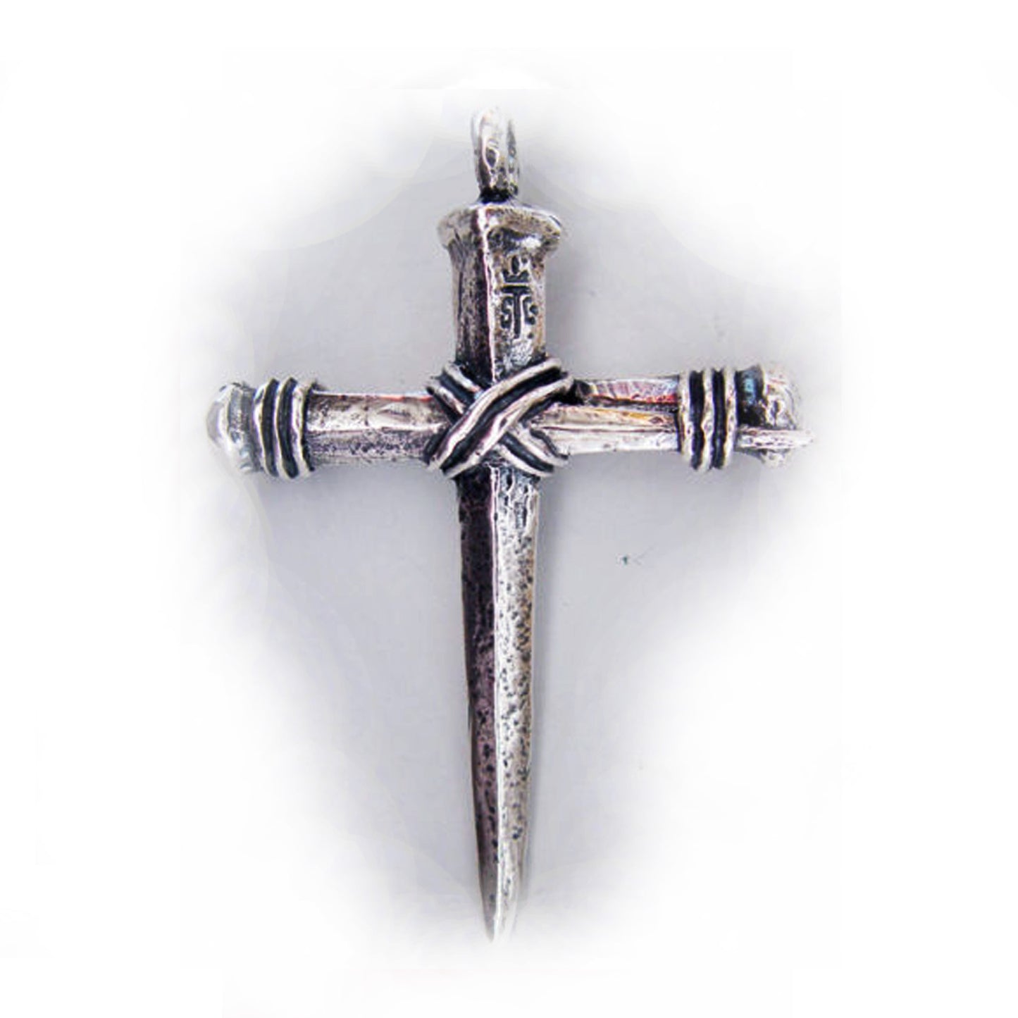 Nailcross Sterling Silver Cross Pendant V1