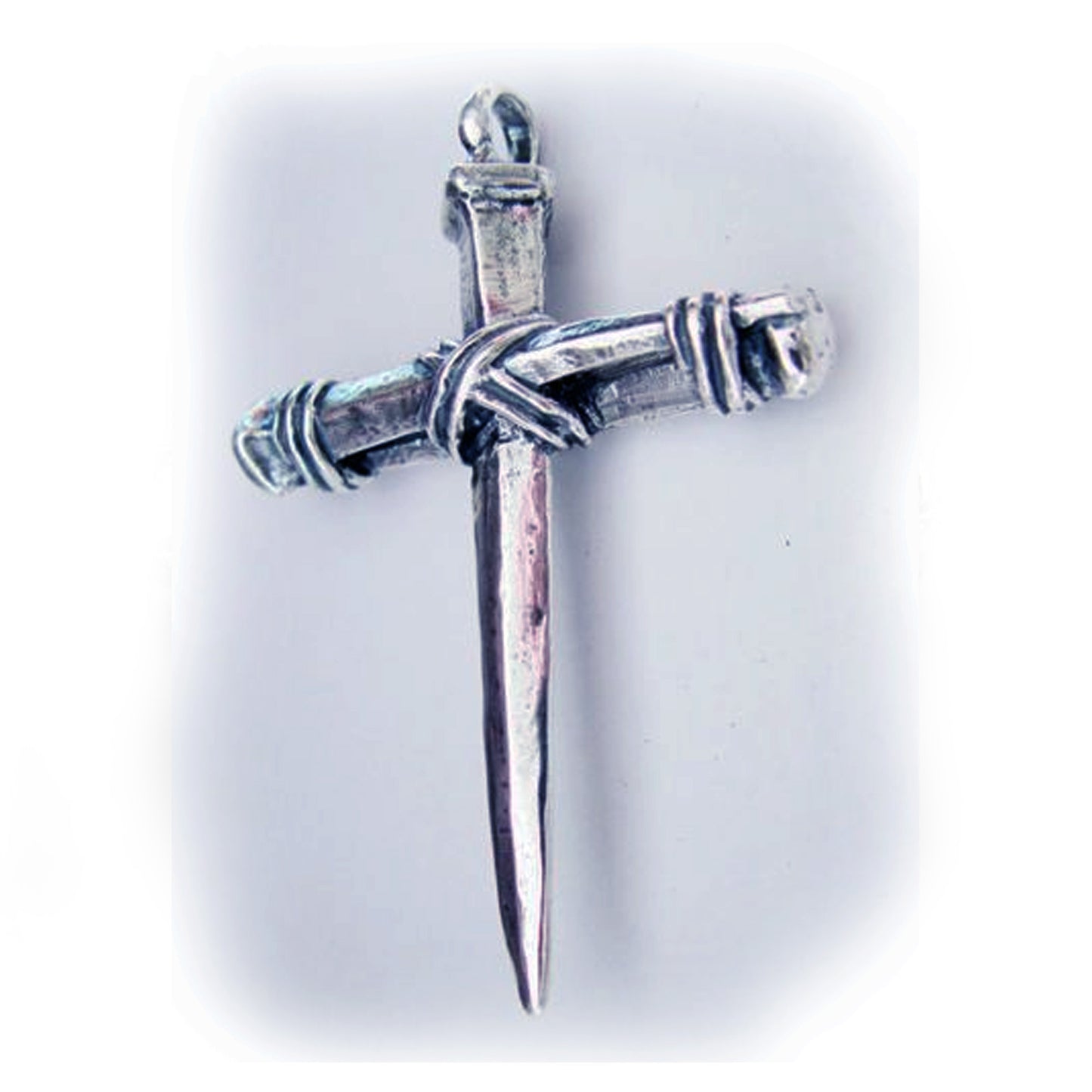 Nailcross Sterling Silver Cross Pendant V1
