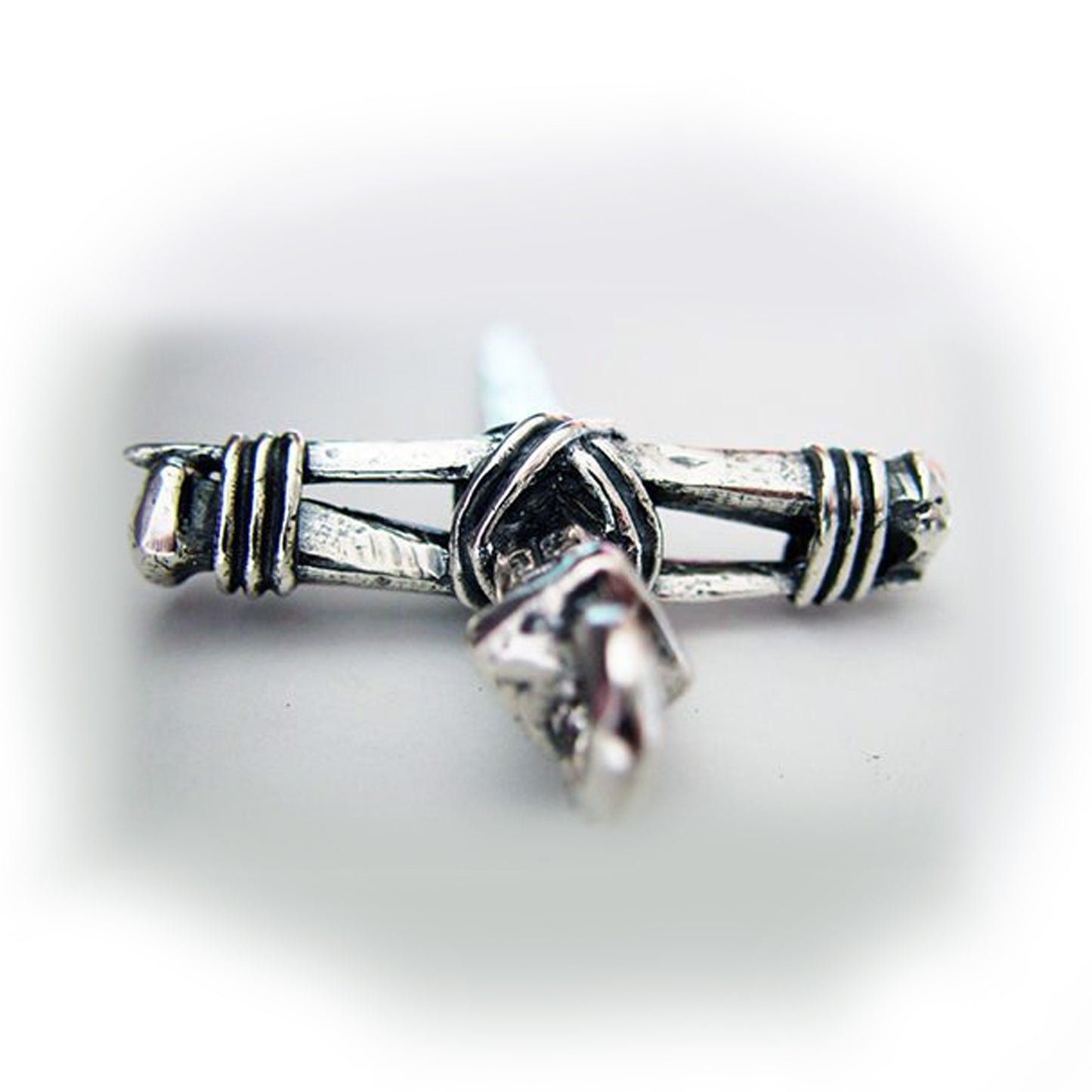 Nailcross Sterling Silver Cross Pendant V1