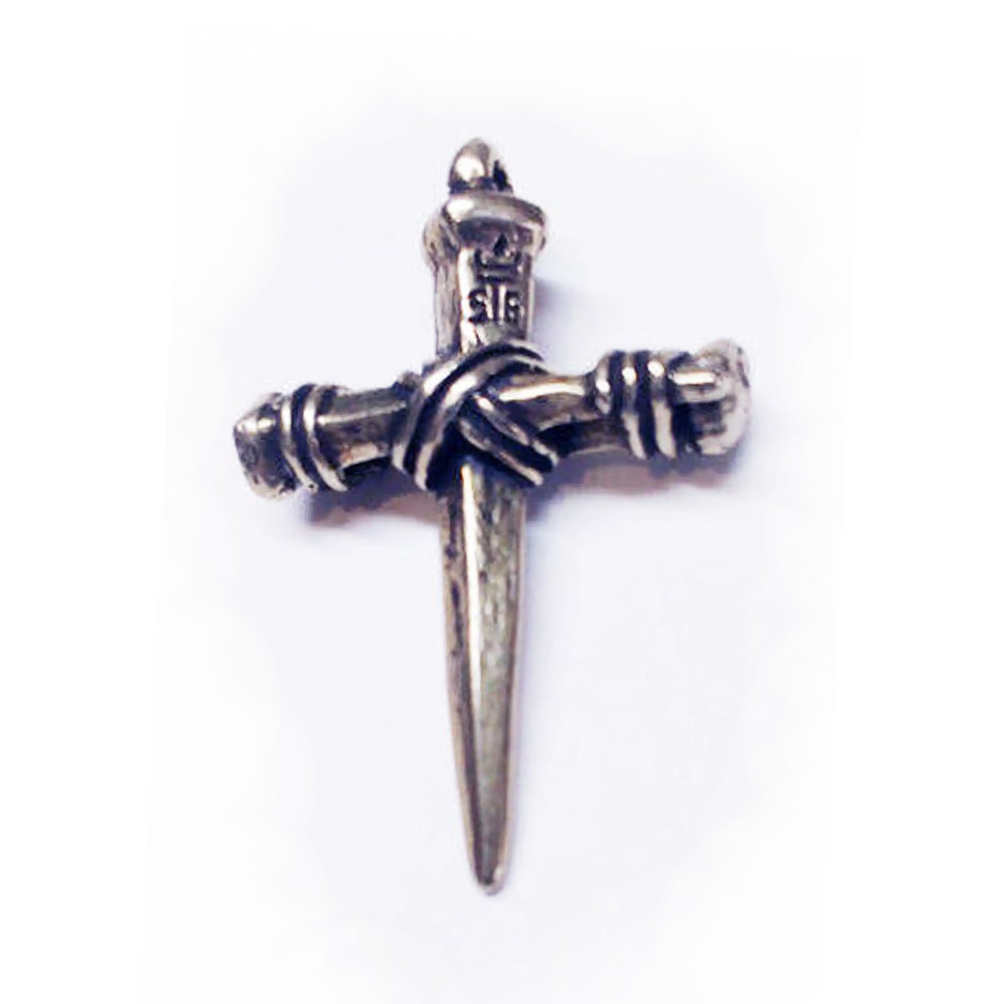 NailCross  Sterling Silver Cross Pendant V2