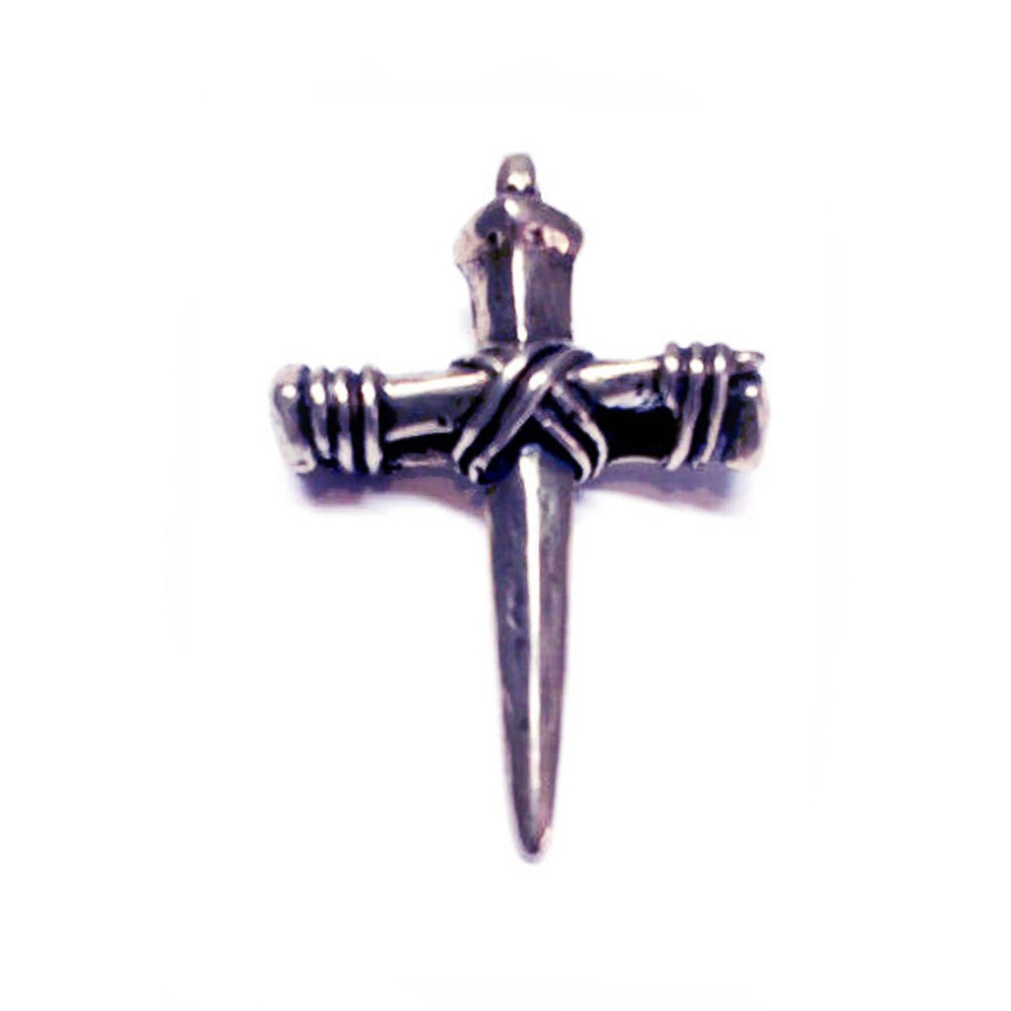 NailCross  Sterling Silver Cross Pendant V2