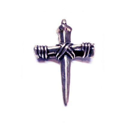 NailCross  Sterling Silver Cross Pendant V2