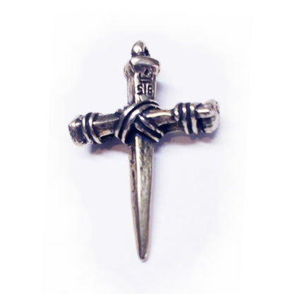 NailCross Silver Cross Pendant V3