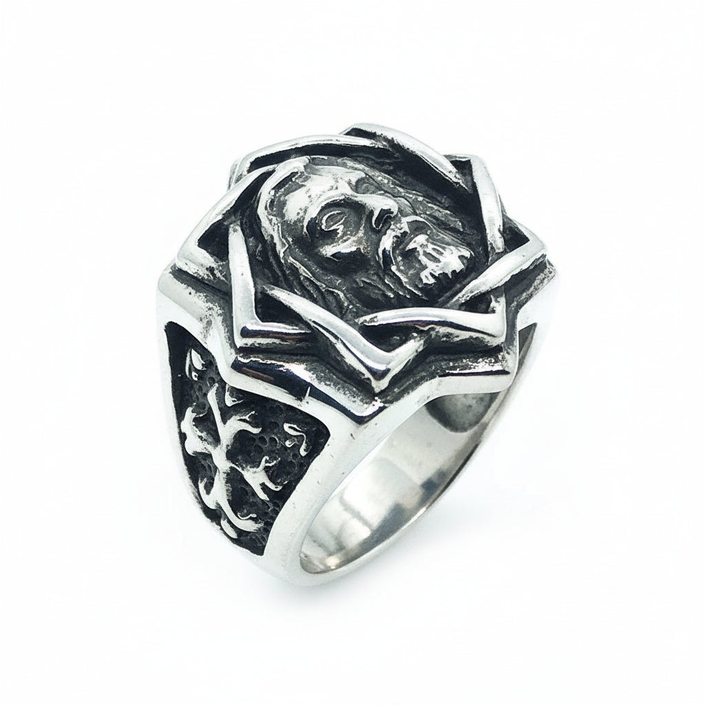 Grigor Narekatsi Armenian Saint Sterling Silver Ring