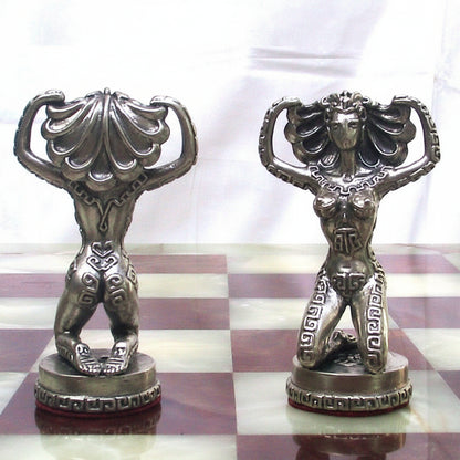 Tigrani “Nudes” Sterling Silver Chess Set