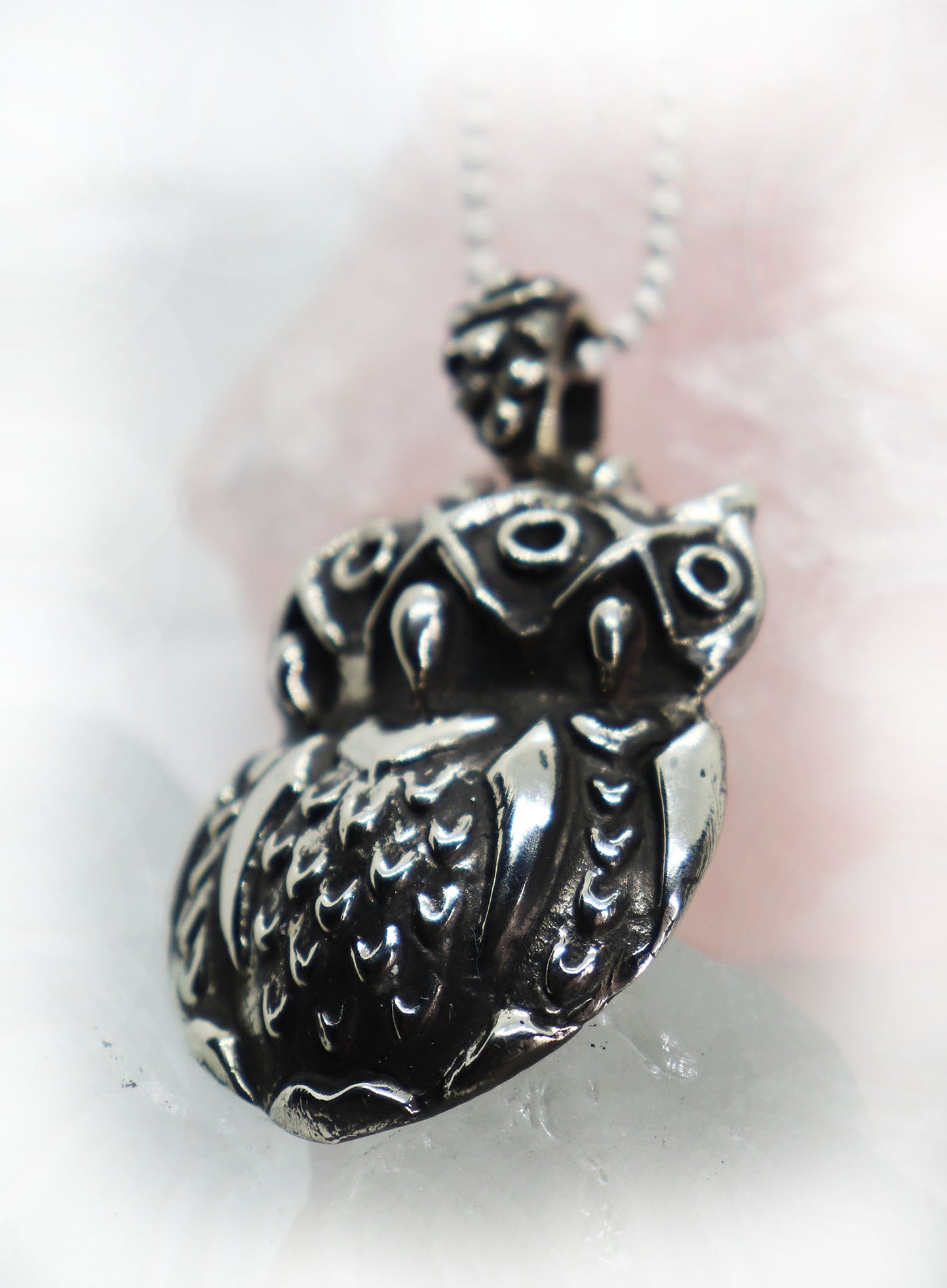 XOXO 3 Owls Sterling Silver Pendant
