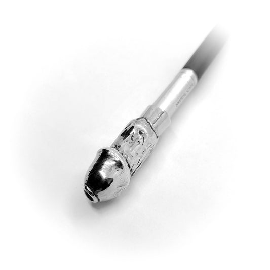 Penis Sterling Silver Cigarette Pipe