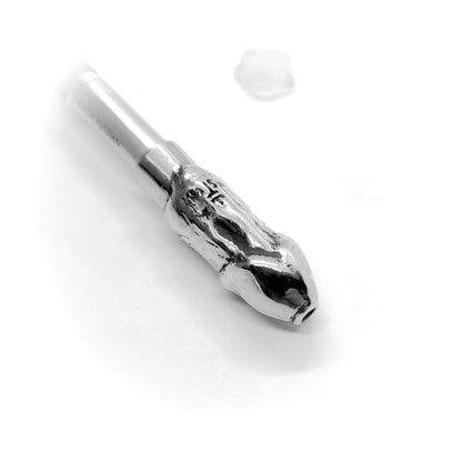 Penis Sterling Silver Cigarette Pipe