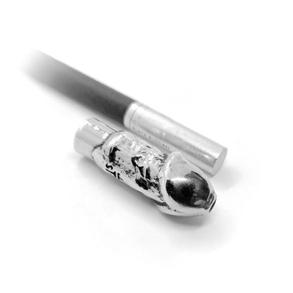 Penis Sterling Silver Cigarette Pipe