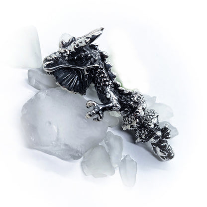 Dragon Sterling Silver Pipe.