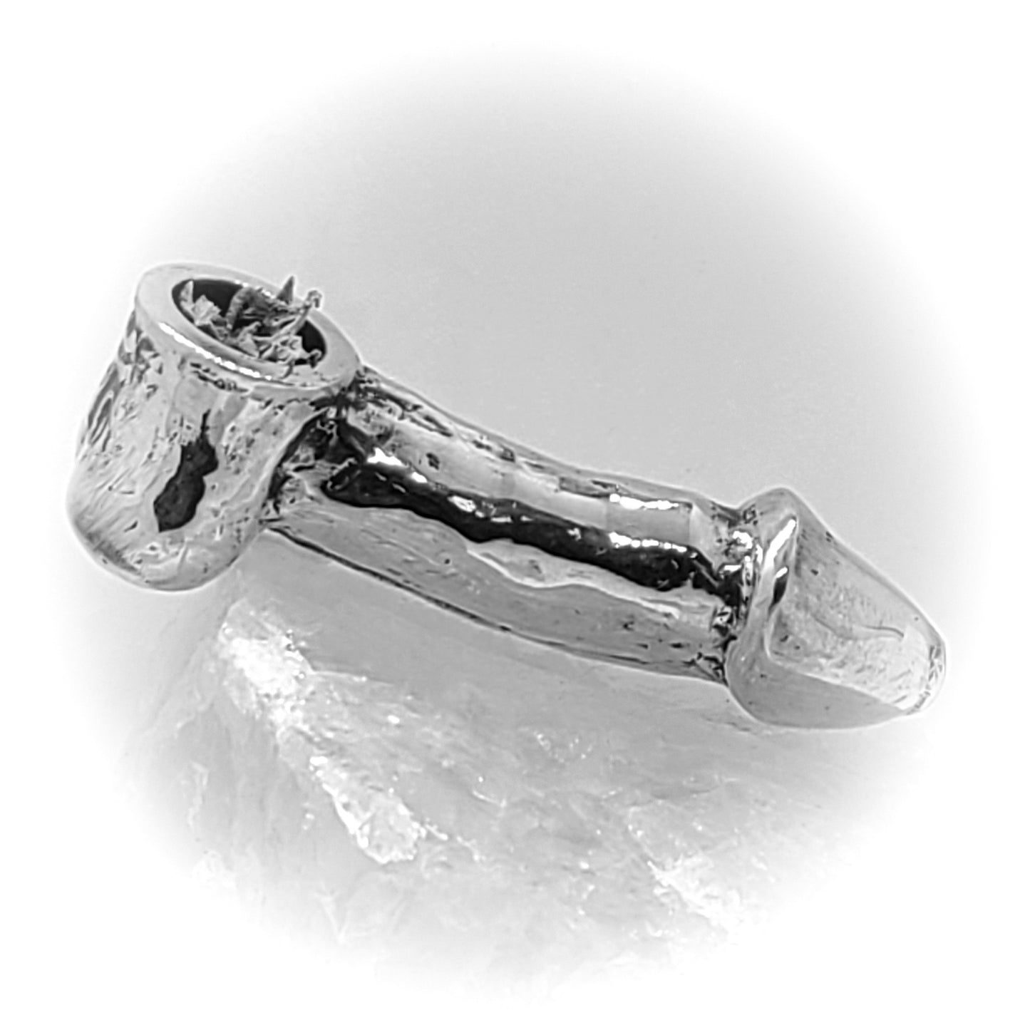 Penis Sterling Silver Pipe