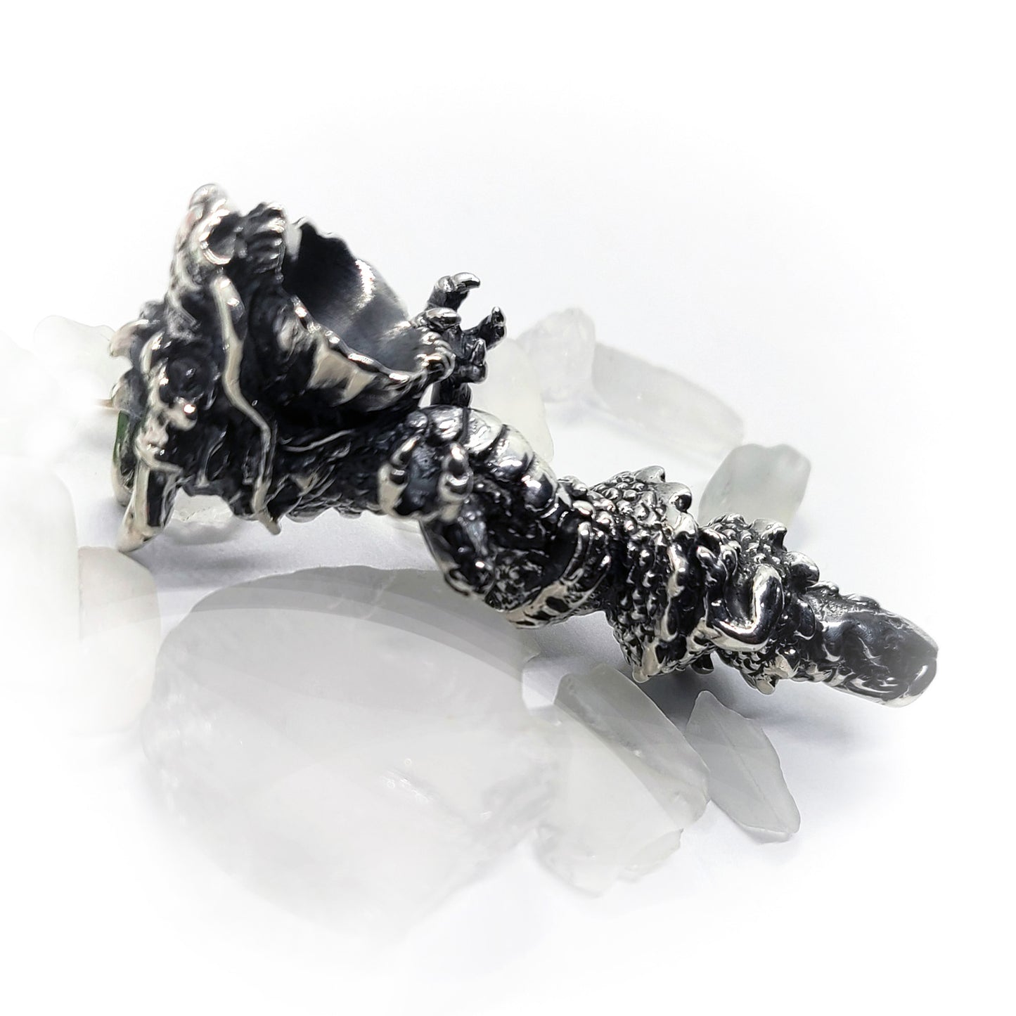 Dragon Sterling Silver Pipe.