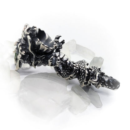 Dragon Sterling Silver Pipe.