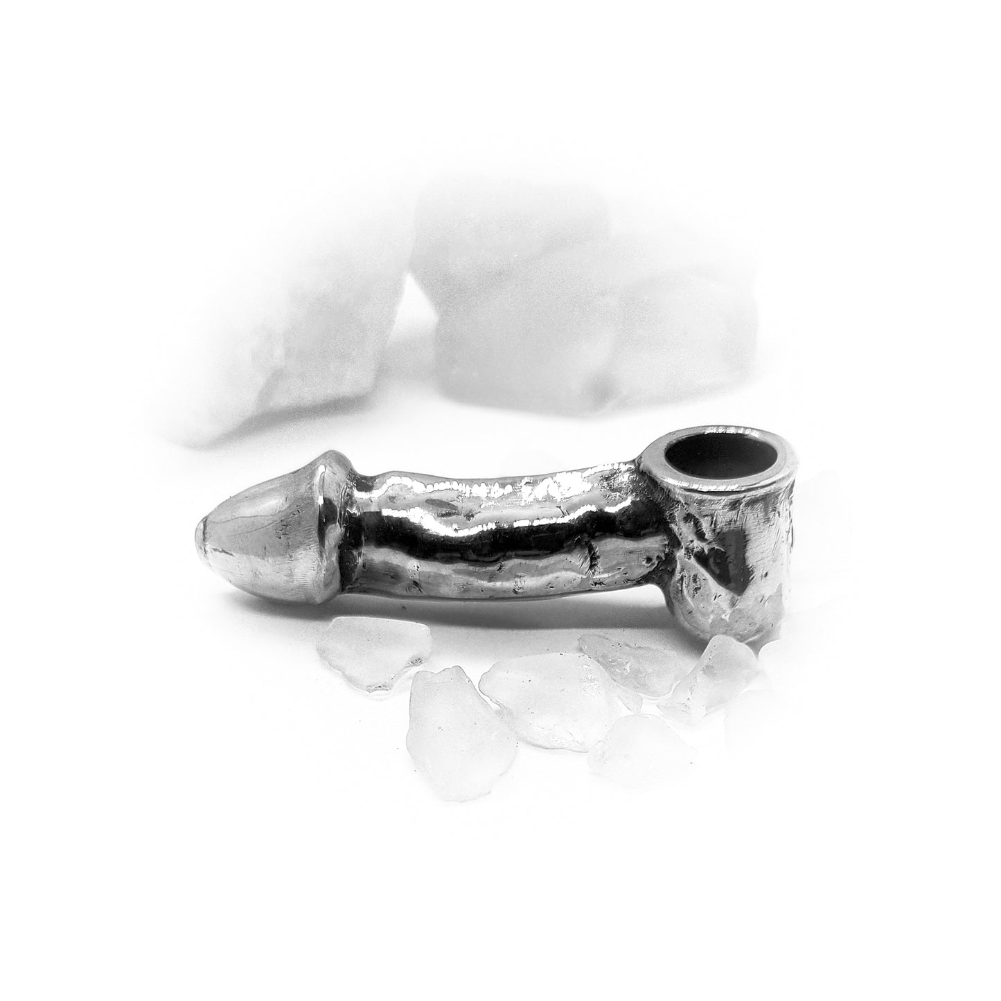 Penis Sterling Silver Pipe