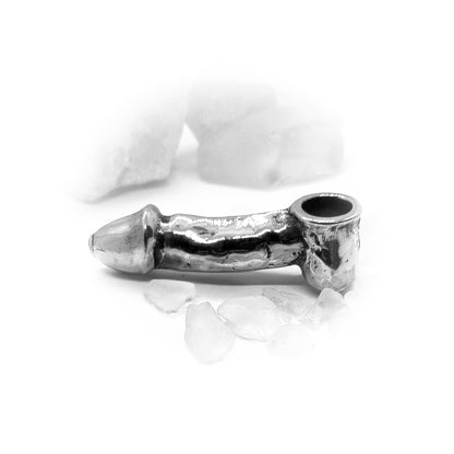 Penis Sterling Silver Pipe