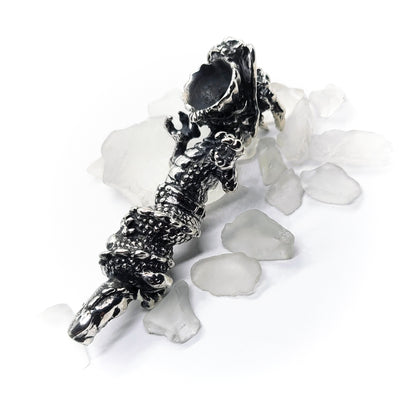 Dragon Sterling Silver Pipe.