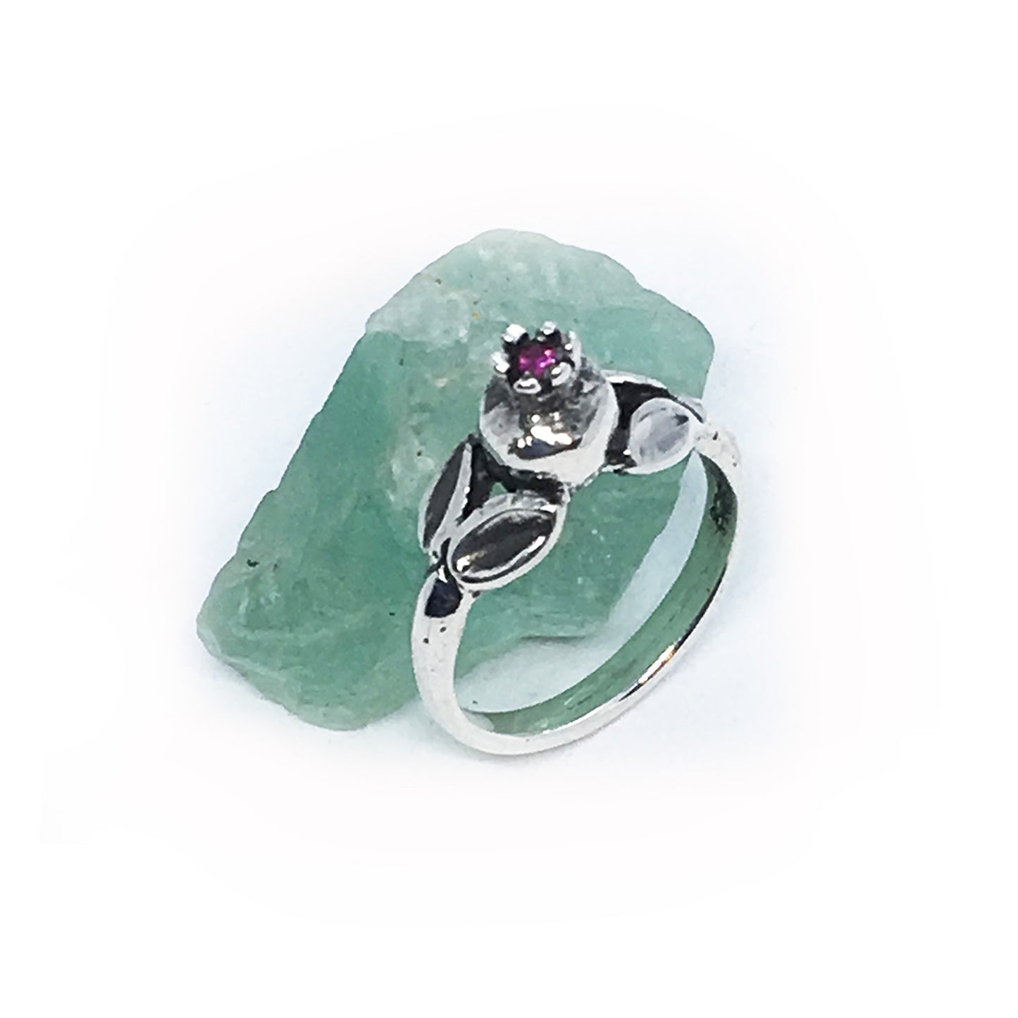 Pomegranate Small Sterling Silver Ring V2